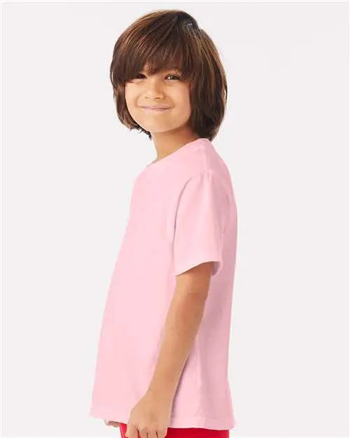 Comfortwash by Hanes Gdh175 Garment-dyed Youth T-shirt - Cotton Candy