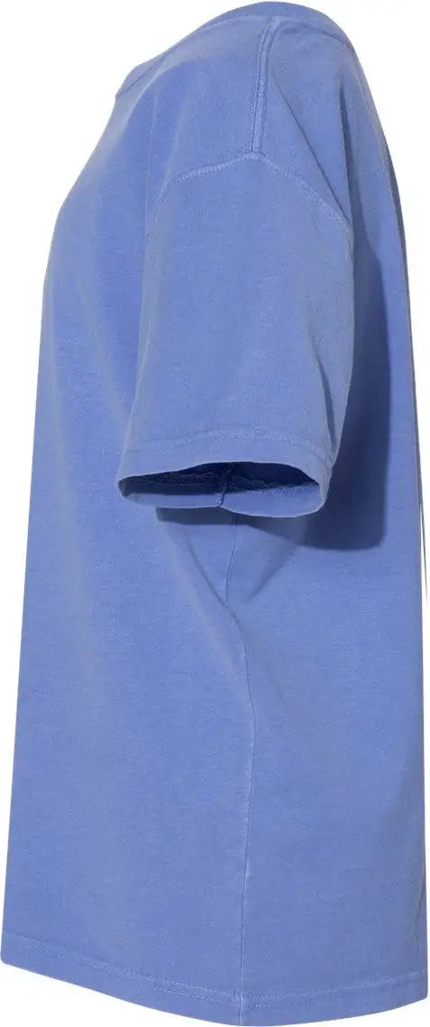 Comfortwash by Hanes Gdh175 Garment-dyed Youth T-shirt - Deep Forte Blue