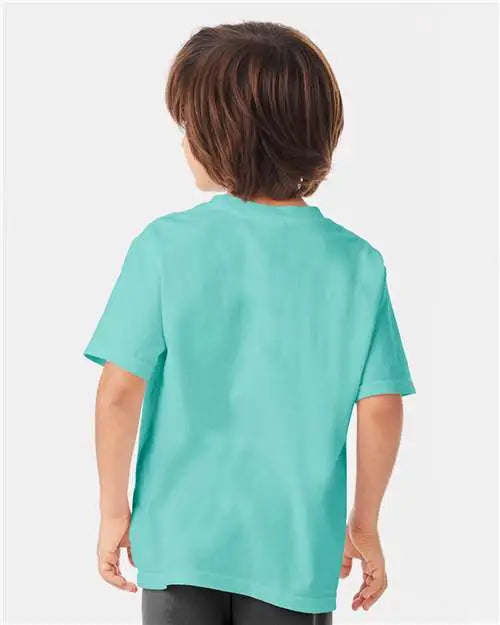 Comfortwash by Hanes Gdh175 Garment-dyed Youth T-shirt - Mint