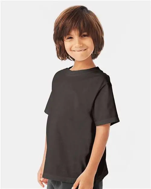 Comfortwash by Hanes Gdh175 Garment-dyed Youth T-shirt - New Railroad Grey
