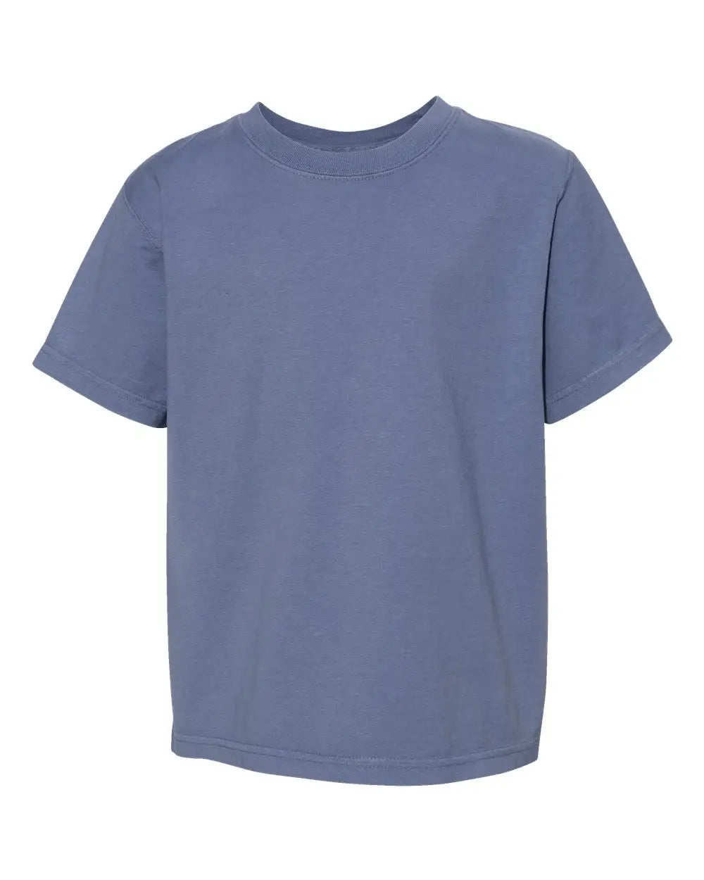 Comfortwash by Hanes Gdh175 Garment-dyed Youth T-shirt - Saltwater - Gray / Xs