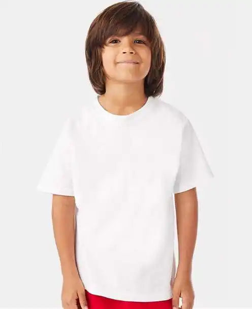 Comfortwash by Hanes Gdh175 Garment-dyed Youth T-shirt - White