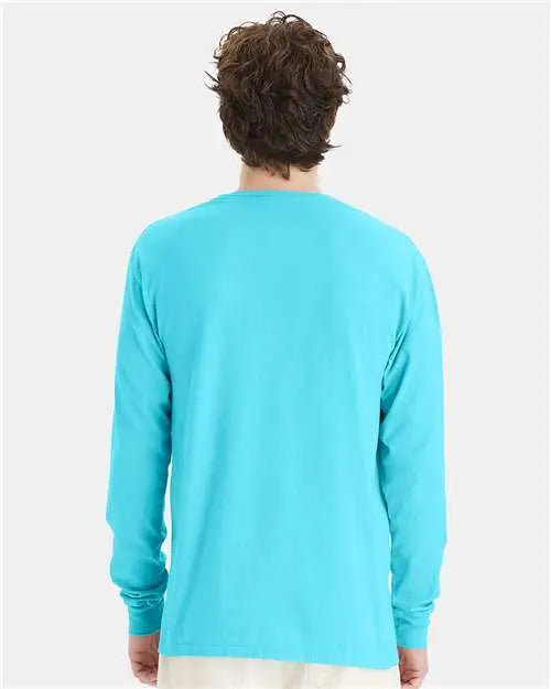 Comfortwash by Hanes Gdh200 Garment-dyed Long Sleeve T-shirt - Freshwater