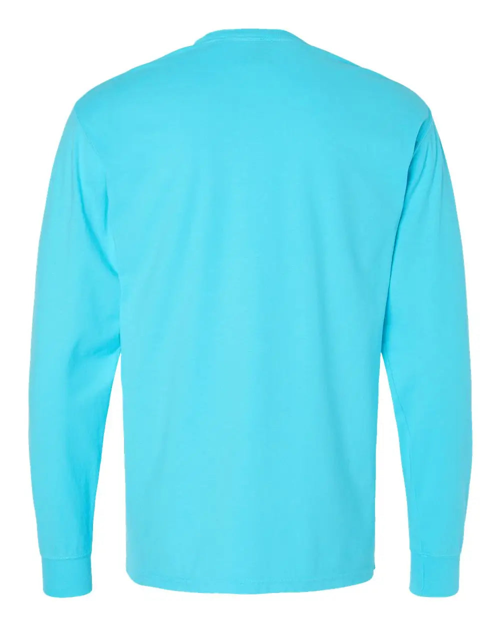 Comfortwash by Hanes Gdh200 Garment-dyed Long Sleeve T-shirt - Freshwater - Blue / s