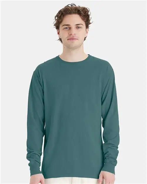 Comfortwash by Hanes Gdh200 Garment-dyed Long Sleeve T-shirt - Cactus