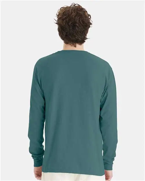 Comfortwash by Hanes Gdh200 Garment-dyed Long Sleeve T-shirt - Cactus