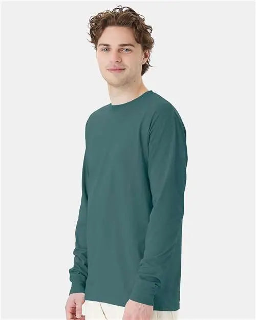 Comfortwash by Hanes Gdh200 Garment-dyed Long Sleeve T-shirt - Cactus