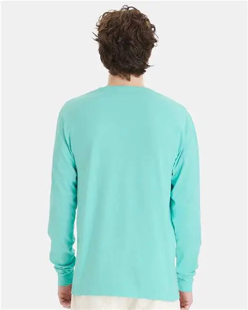 Comfortwash by Hanes Gdh200 Garment-dyed Long Sleeve T-shirt - Mint