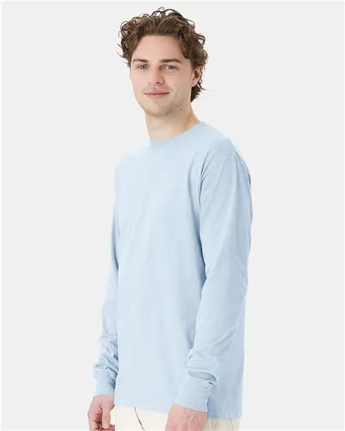 Comfortwash by Hanes Gdh200 Garment-dyed Long Sleeve T-shirt - Soothing Blue