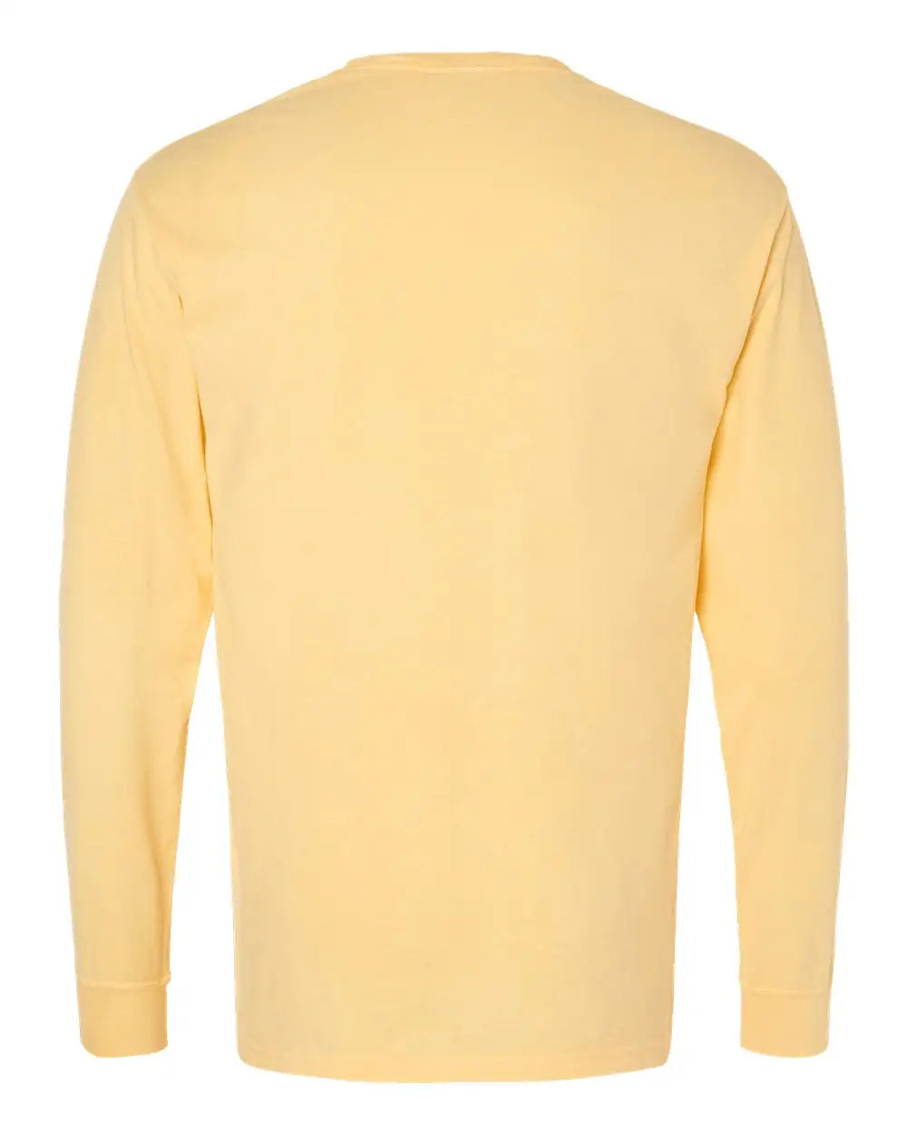 Comfortwash by Hanes Gdh200 Garment-dyed Long Sleeve T-shirt - Summer Squash Yellow - s