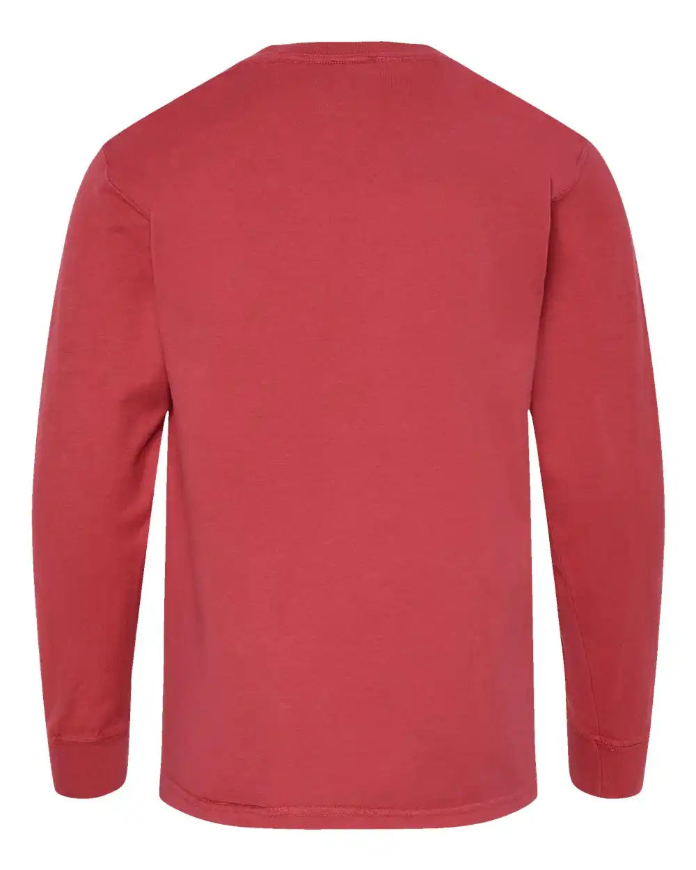 Comfortwash by Hanes Gdh275 Garment-dyed Youth Long Sleeve T-shirt - Crimson Fall