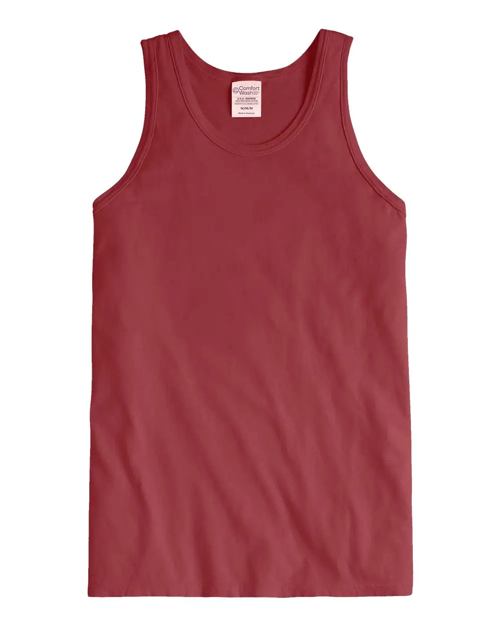 Comfortwash by Hanes Gdh300 Garment-dyed Unisex Tank Top - Cayenne - Cardinal / s