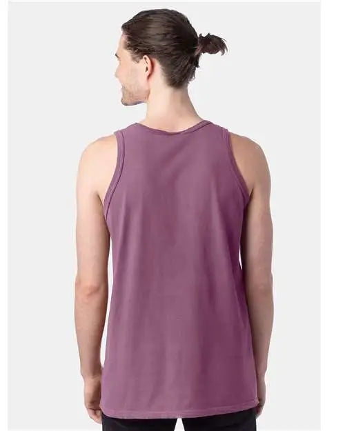 Comfortwash by Hanes Gdh300 Garment-dyed Unisex Tank Top - Purple Plum Raisin