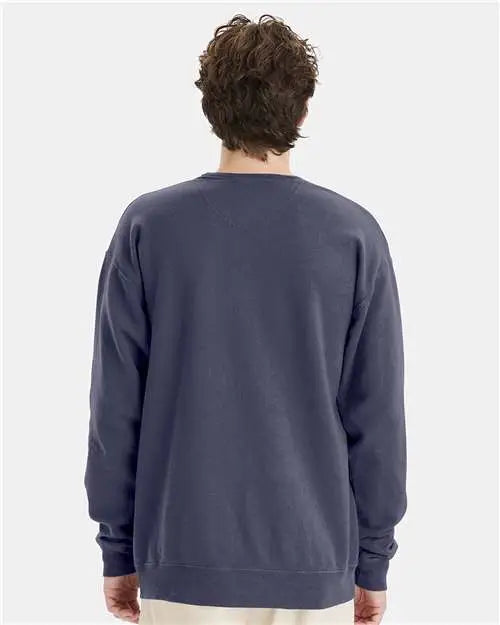Comfortwash by Hanes Gdh400 Garment-dyed Crewneck Sweatshirt - Anchor Slate