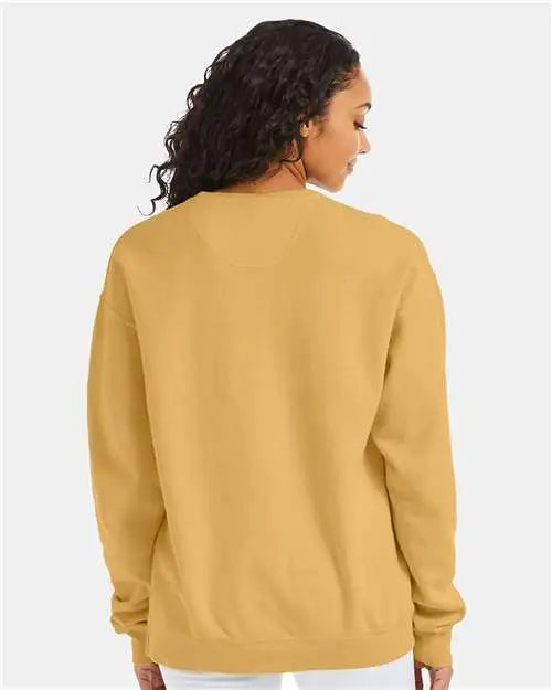 Comfortwash by Hanes Gdh400 Garment-dyed Crewneck Sweatshirt - Artisan Gold