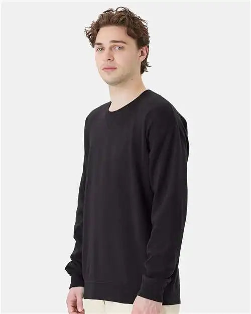 Comfortwash by Hanes Gdh400 Garment-dyed Crewneck Sweatshirt - Black