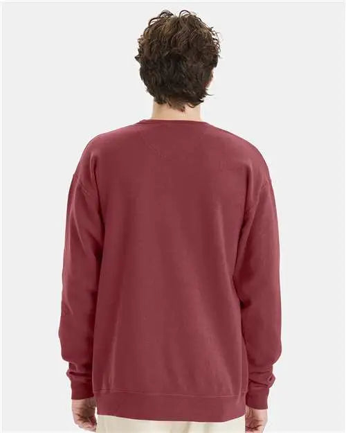 Comfortwash by Hanes Gdh400 Garment-dyed Crewneck Sweatshirt - Cayenne