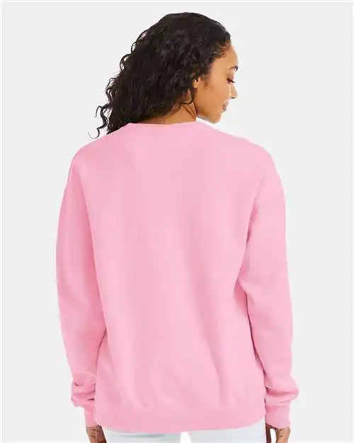 Comfortwash by Hanes Gdh400 Garment-dyed Crewneck Sweatshirt - Cotton Candy - s