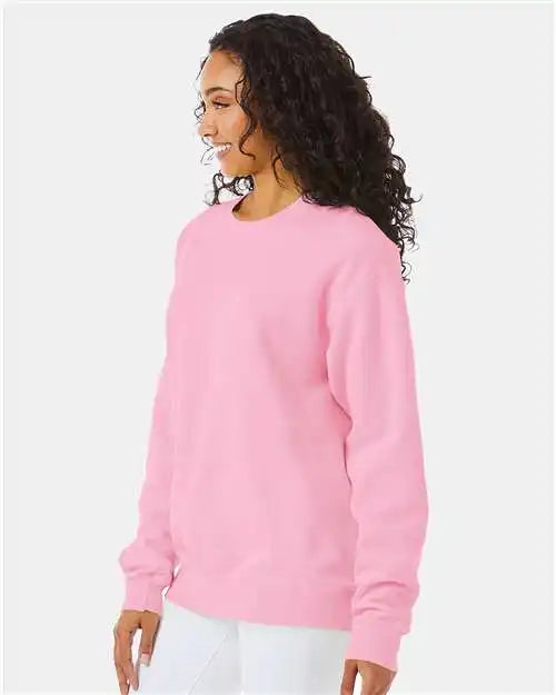 Comfortwash by Hanes Gdh400 Garment-dyed Crewneck Sweatshirt - Cotton Candy