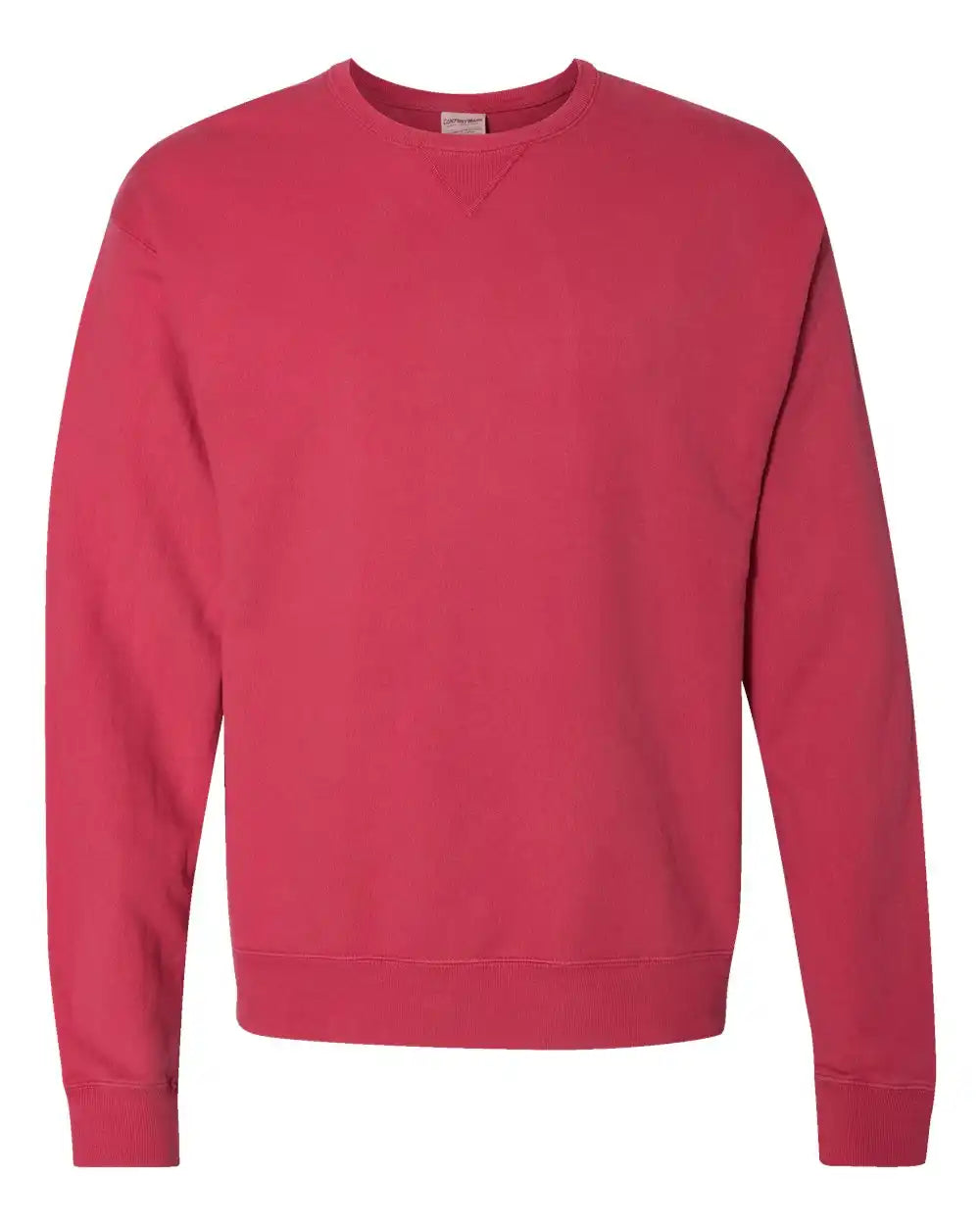 Comfortwash by Hanes Gdh400 Garment-dyed Crewneck Sweatshirt - Crimson Fall - s