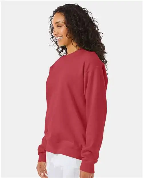 Comfortwash by Hanes Gdh400 Garment-dyed Crewneck Sweatshirt - Crimson Fall