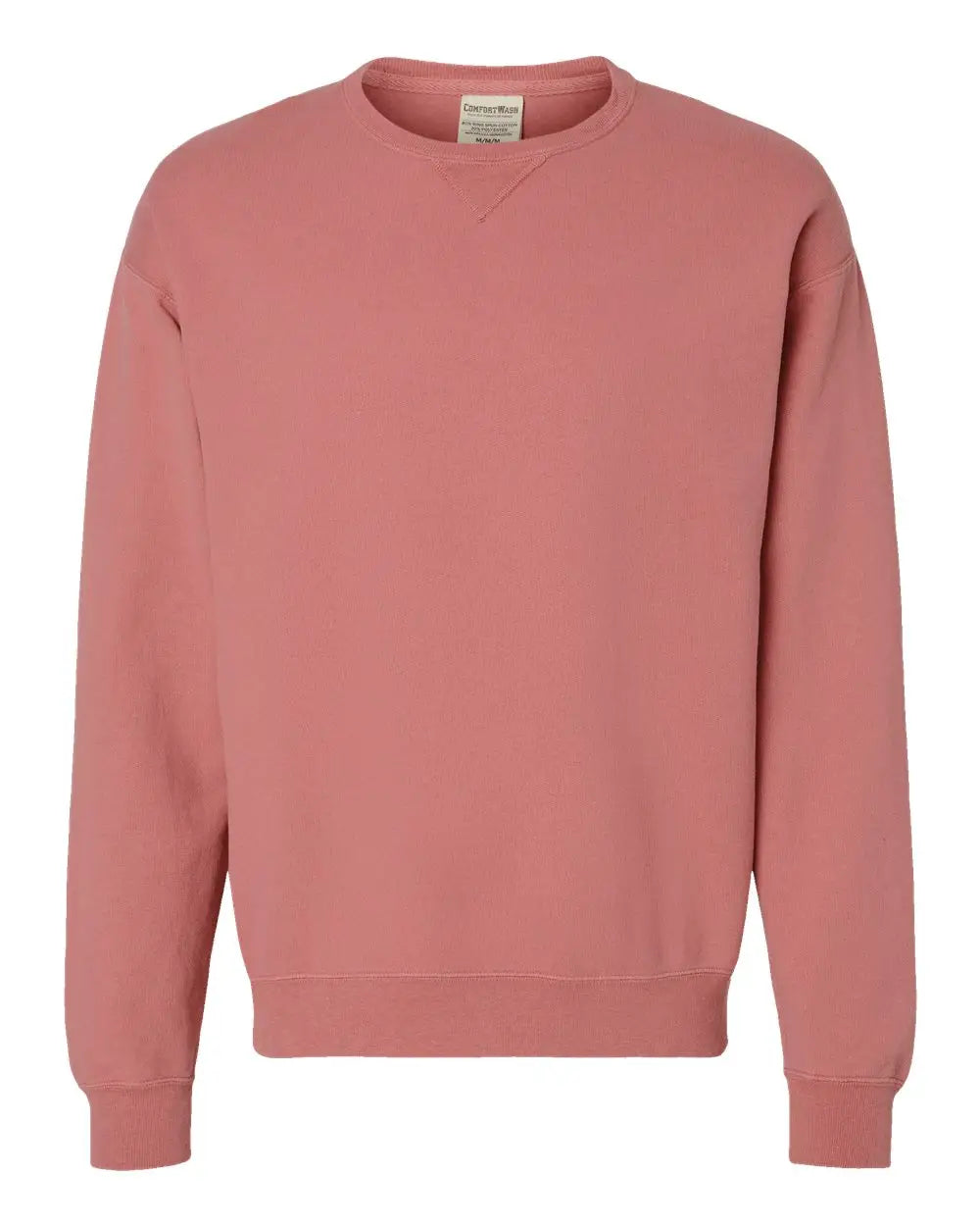 Comfortwash by Hanes Gdh400 Garment-dyed Crewneck Sweatshirt - Mauve - Pink / s