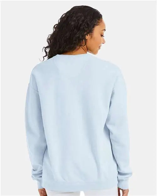 Comfortwash by Hanes Gdh400 Garment-dyed Crewneck Sweatshirt - Soothing Blue