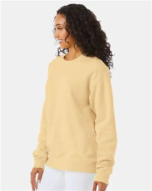 Comfortwash by Hanes Gdh400 Garment-dyed Crewneck Sweatshirt - Summer Squash Yellow