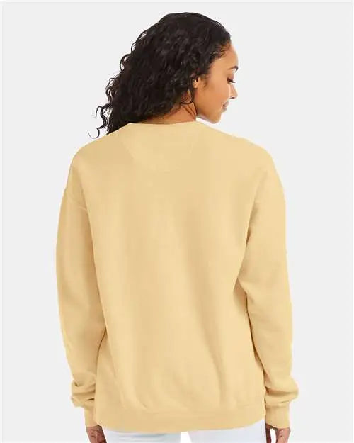 Comfortwash by Hanes Gdh400 Garment-dyed Crewneck Sweatshirt - Summer Squash Yellow