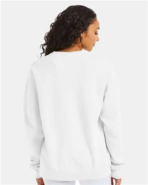 Comfortwash by Hanes Gdh400 Garment-dyed Crewneck Sweatshirt - White