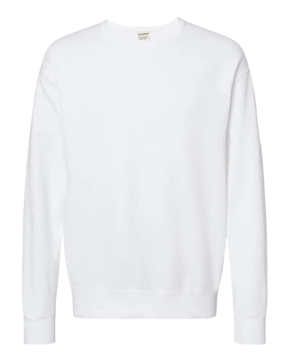 Comfortwash by Hanes Gdh400 Garment-dyed Crewneck Sweatshirt - White - s