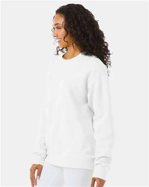 Comfortwash by Hanes Gdh400 Garment-dyed Crewneck Sweatshirt - White
