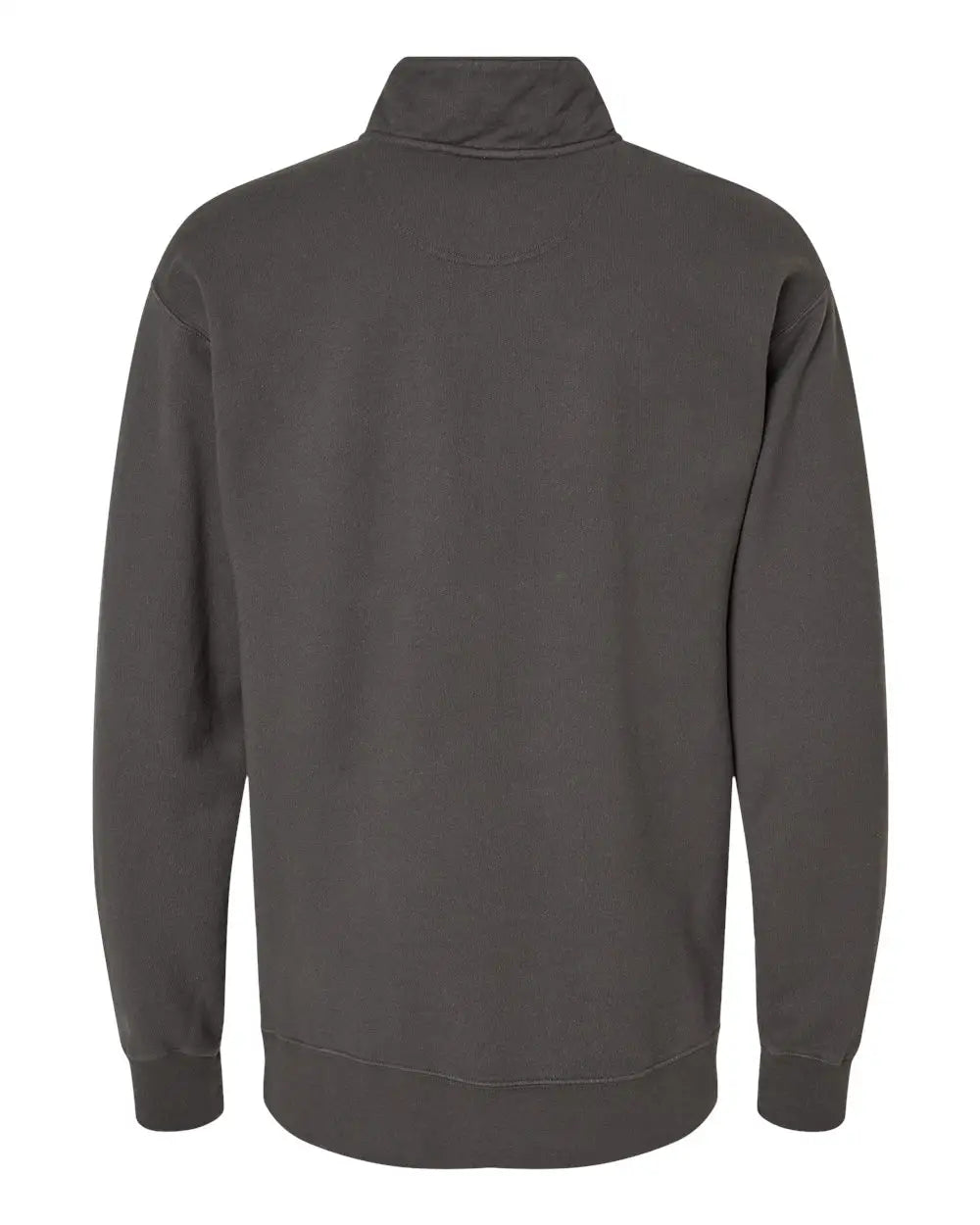 Comfortwash by Hanes Gdh425 Garment-dyed Quarter-zip Sweatshirt - New Railroad Grey
