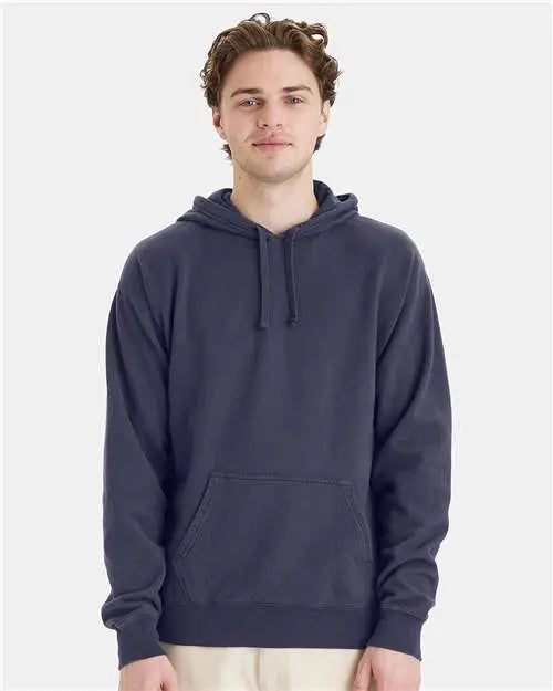 Comfortwash by Hanes Gdh450 Garment-dyed Hooded Sweatshirt - Anchor Slate