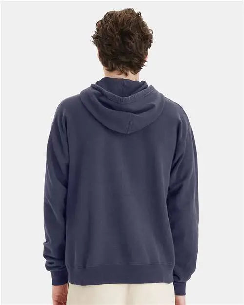 Comfortwash by Hanes Gdh450 Garment-dyed Hooded Sweatshirt - Anchor Slate