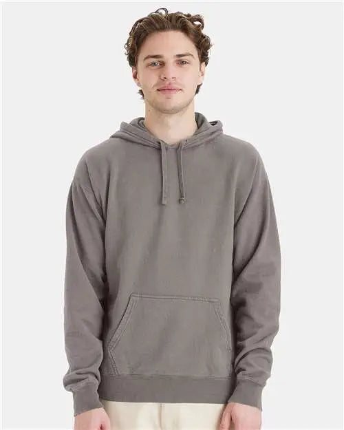 Comfortwash by Hanes Gdh450 Garment-dyed Hooded Sweatshirt - Concrete Grey