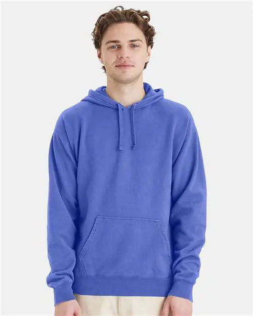Comfortwash by Hanes Gdh450 Garment-dyed Hooded Sweatshirt - Deep Forte Blue