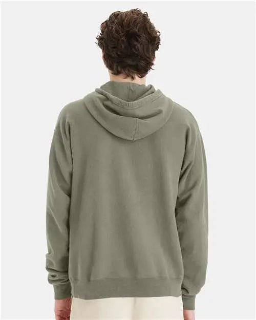 Comfortwash by Hanes Gdh450 Garment-dyed Hooded Sweatshirt - Faded Fatigue