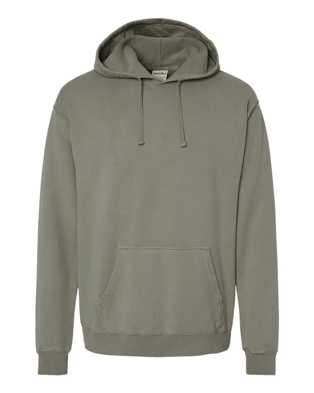 Comfortwash by Hanes Gdh450 Garment-dyed Hooded Sweatshirt - Faded Fatigue - Light Gray / s
