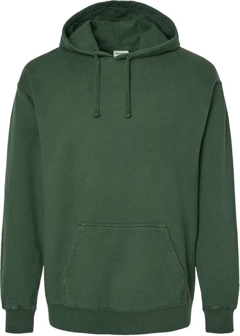 Comfortwash by Hanes Gdh450 Garment-dyed Hooded Sweatshirt - Field Green - Kelly / s