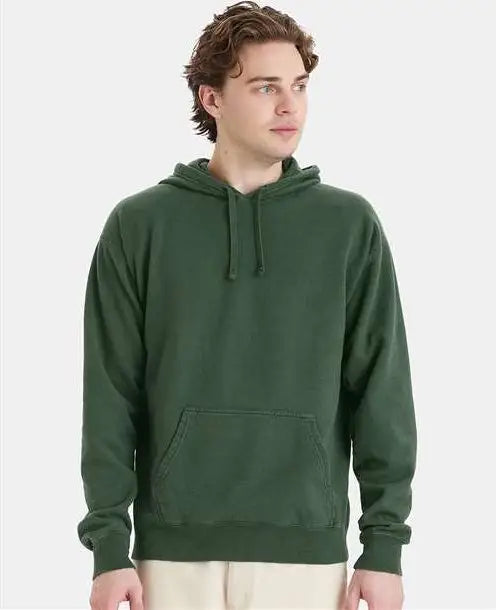 Comfortwash by Hanes Gdh450 Garment-dyed Hooded Sweatshirt - Field Green