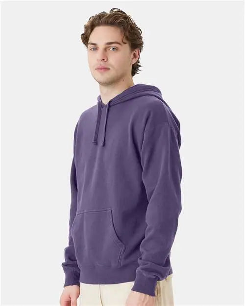 Comfortwash by Hanes Gdh450 Garment-dyed Hooded Sweatshirt - Grape Soda