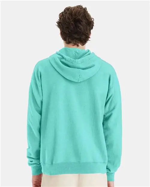 Comfortwash by Hanes Gdh450 Garment-dyed Hooded Sweatshirt - Mint
