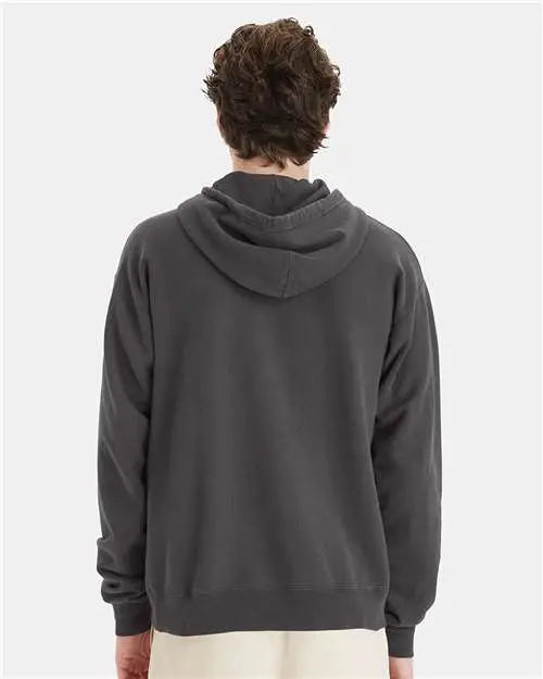Comfortwash by Hanes Gdh450 Garment-dyed Hooded Sweatshirt - New Railroad Grey
