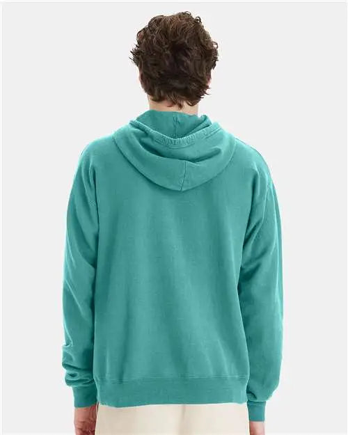 Comfortwash by Hanes Gdh450 Garment-dyed Hooded Sweatshirt - Spanish Moss