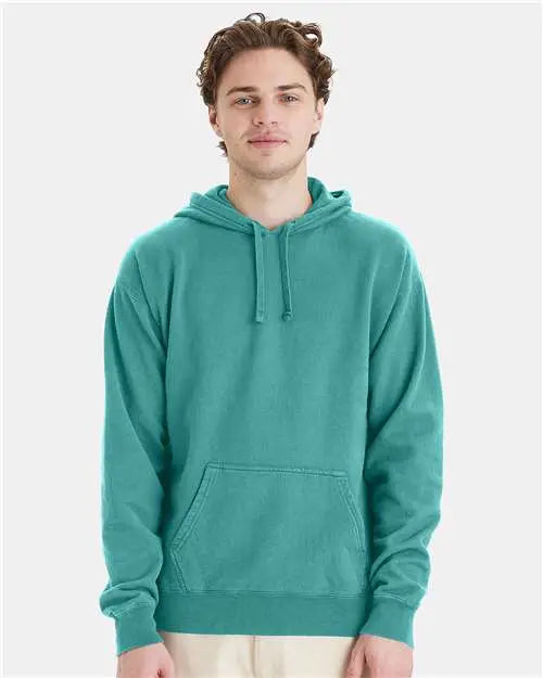 Comfortwash by Hanes Gdh450 Garment-dyed Hooded Sweatshirt - Spanish Moss