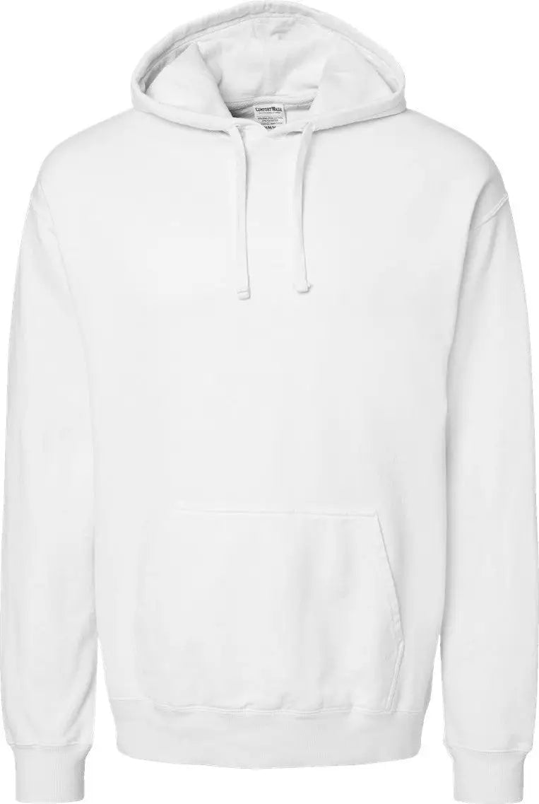 Comfortwash by Hanes Gdh450 Garment-dyed Hooded Sweatshirt - White - s