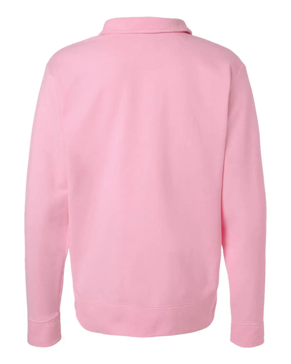 Comfortwash by Hanes Gdh490 Garment-dyed Polo Collar Sweatshirt - Cotton Candy