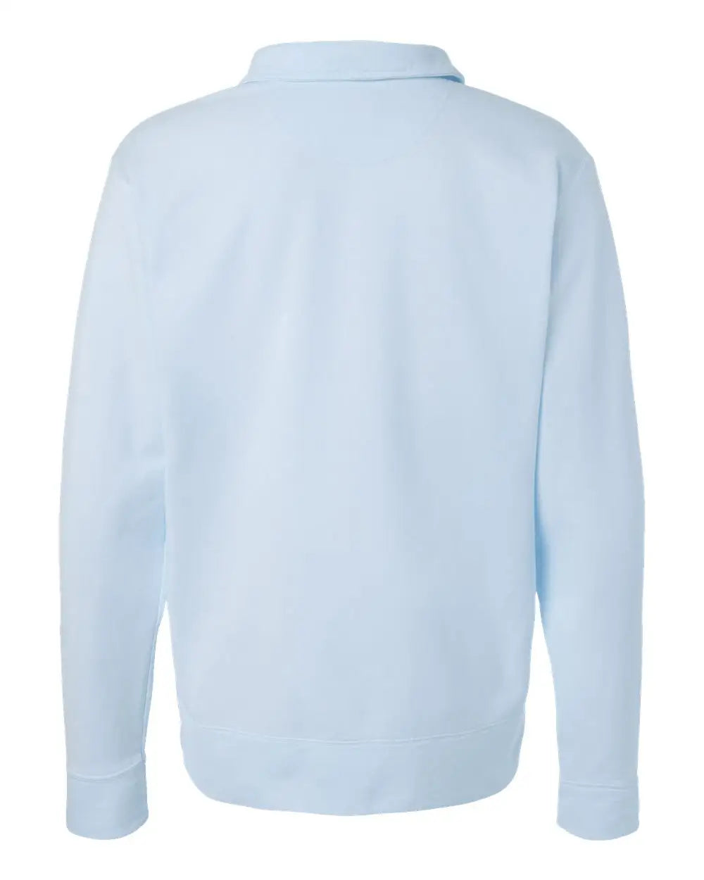 Comfortwash by Hanes Gdh490 Garment-dyed Polo Collar Sweatshirt - Soothing Blue