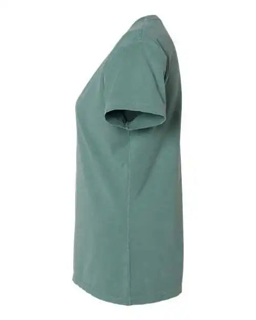 Comfortwash Gdh125 Garment-dyed Women’s V-neck T-shirt - Cypress Green